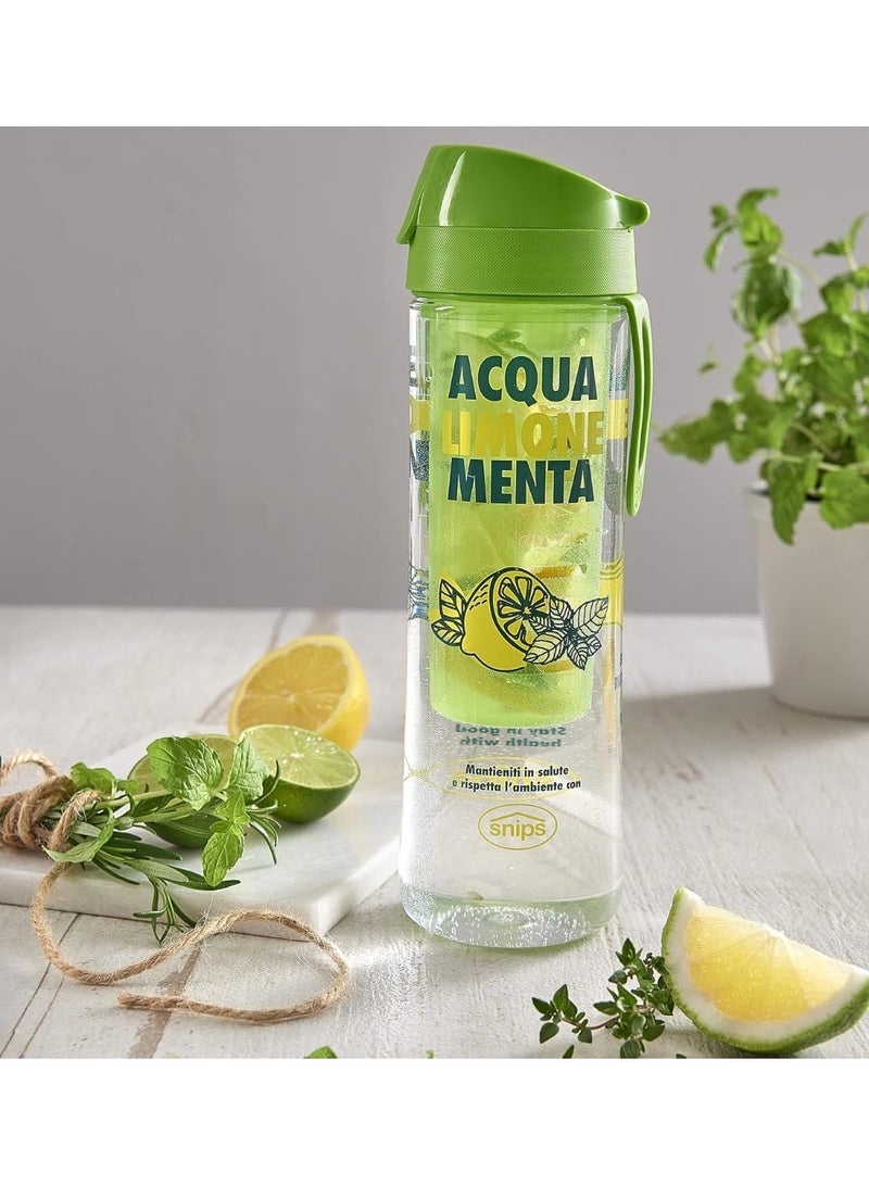 سنيبس زجاجة مياه مزينة من سنيبس تريتان 0.75 لتر - مياه خضراء صديقة للبيئة - Image 3